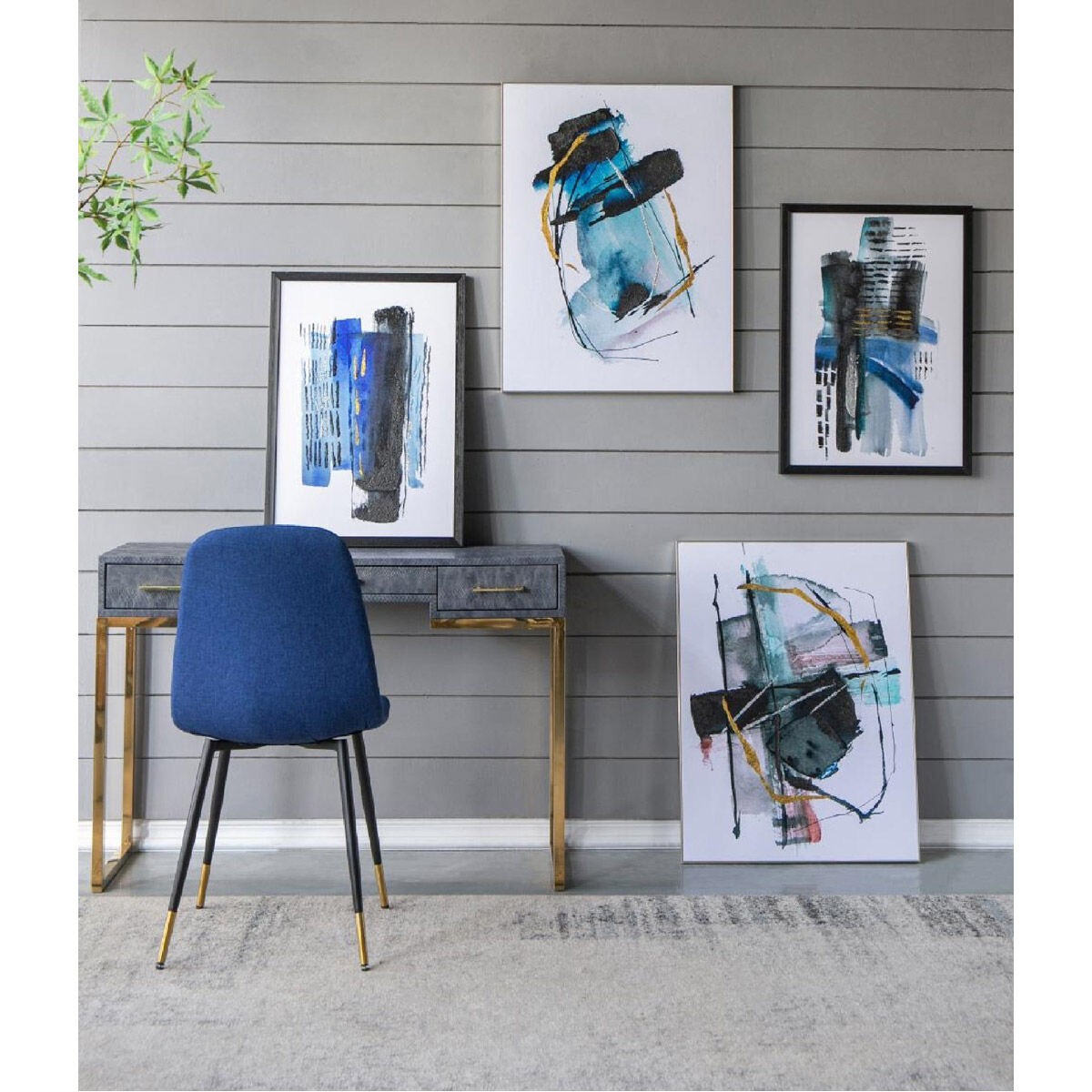 Rosanna Modern Abstract 27.6 X 19.7 inch Wall Art Print