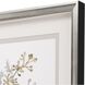 Florals Collection Blue Framed Art