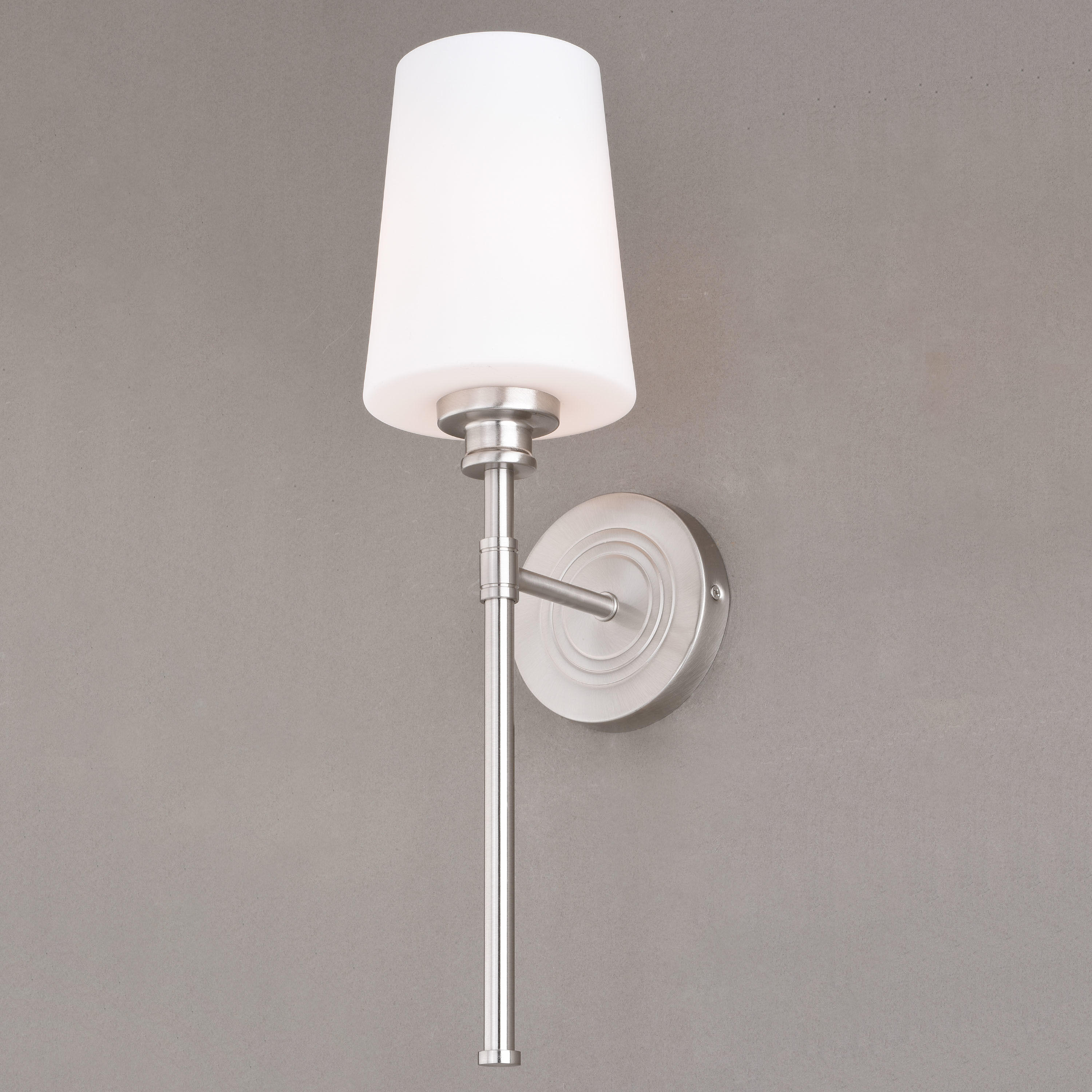 Clark LED 7 inch Satin Nickel Bathroom Light Wall Light