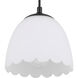 Dorinda 1 Light 6.5 inch Matte Black Pendant Ceiling Light