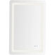 Seneca 36 X 24.13 inch Sandblasted Merc Edge Wall Mirror