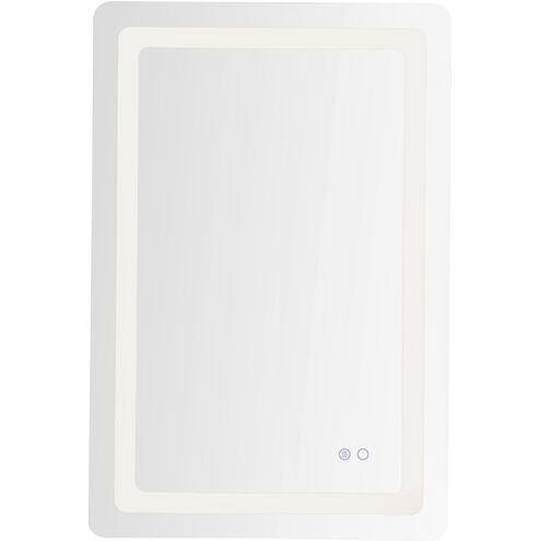 Seneca 36 X 24.13 inch Sandblasted Merc Edge Wall Mirror