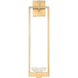 Delphi LED 7 inch Gold Sconce Wall Light