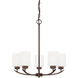 Dixon 5 Light 23 inch Bronze Chandelier Ceiling Light