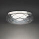 Carat LED 13 inch Polished Nickel Flush Mount Ceiling Light, Beyond