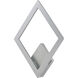 Alumilux Rhombus LED 19.25 inch Satin Aluminum Outdoor Wall Mount