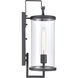 Hopkins 1 Light 17.75 inch Charcoal Black Outdoor Wall Sconce