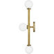 Audrey LED 26 inch Heritage Brass Bath Light Wall Light