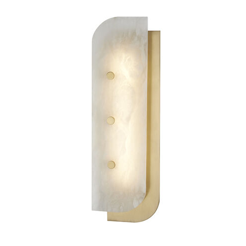 Yin & Yang LED 5.5 inch Aged Brass ADA Wall Sconce Wall Light