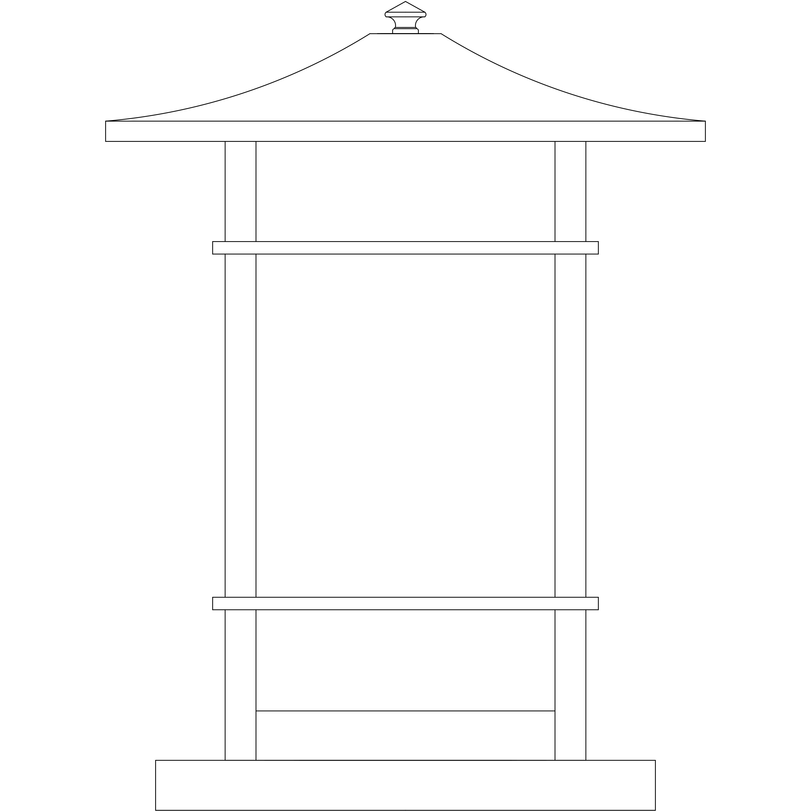 Katsura 1 Light 16 inch Verdigris Patina Column Mount in Rain Mist