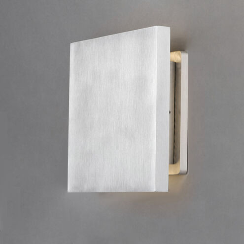 Alumilux Tau LED 6 inch Satin Aluminum Outdoor Wall Mount