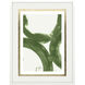 Rings of Water Green and Metallic and White Framed Art