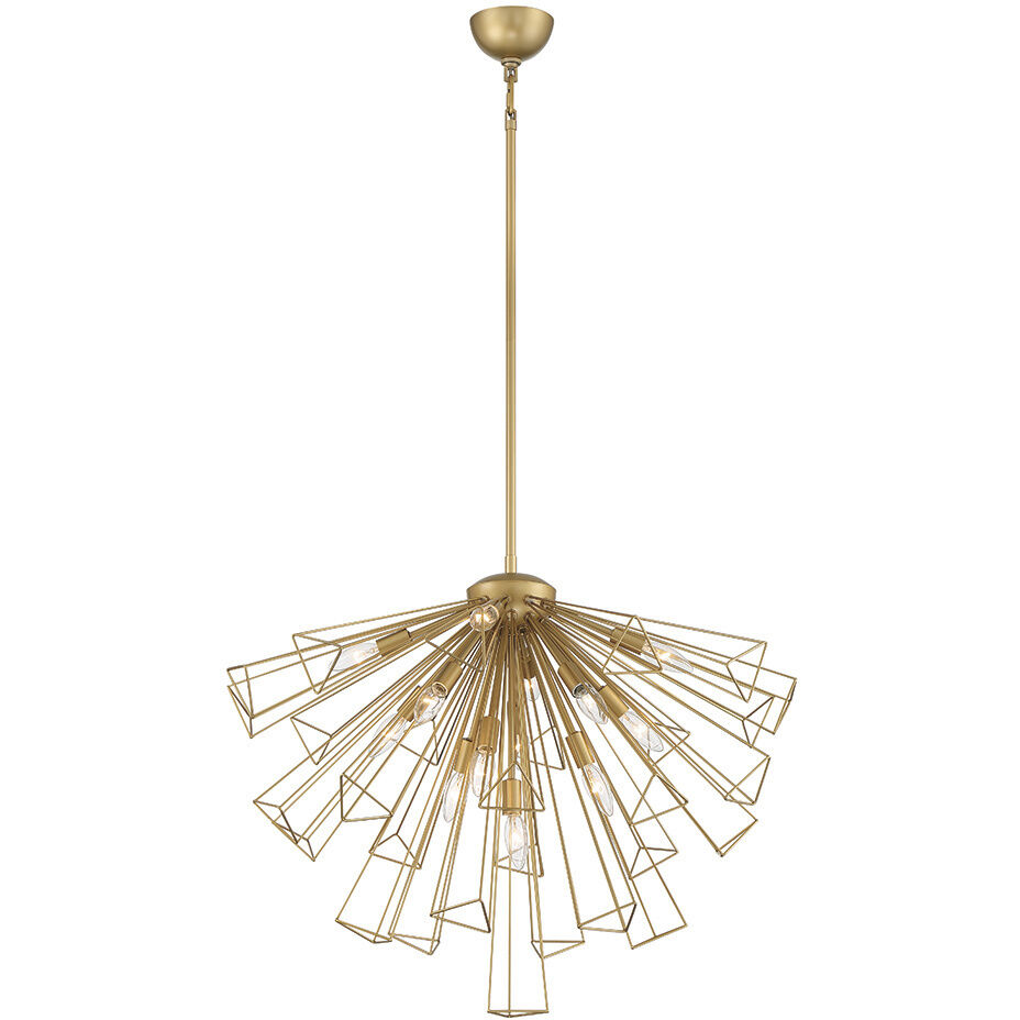 Dendelio 13 Light 30 inch Gold Chandelier Ceiling Light