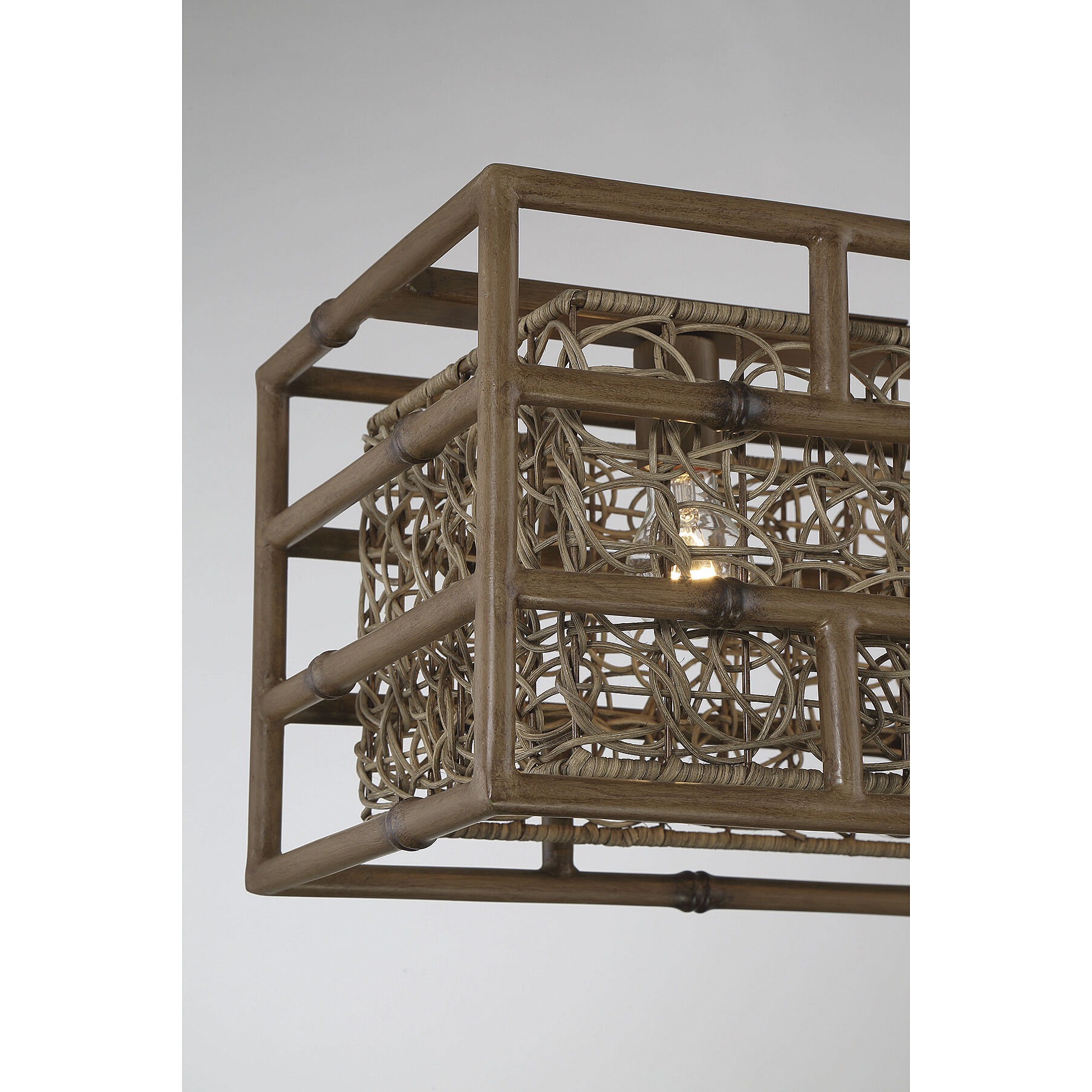 Treviso 6 Light 48.5 inch Grapevine Linear Chandelier Ceiling Light