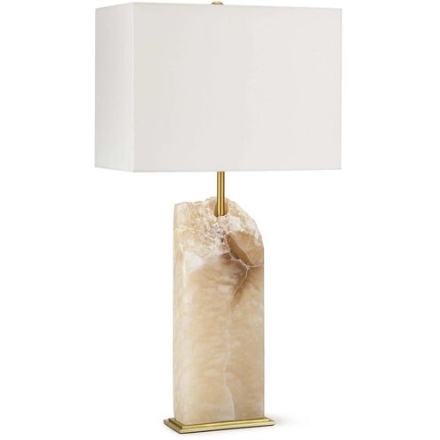 Selina 25 inch 150.00 watt Natural Stone Table Lamp Portable Light