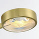Orson 4 Light 54 inch Modern Gold Linear Chandelier Ceiling Light