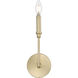 Azara Indoor Wall Sconce Wall Light in Vintage Brass