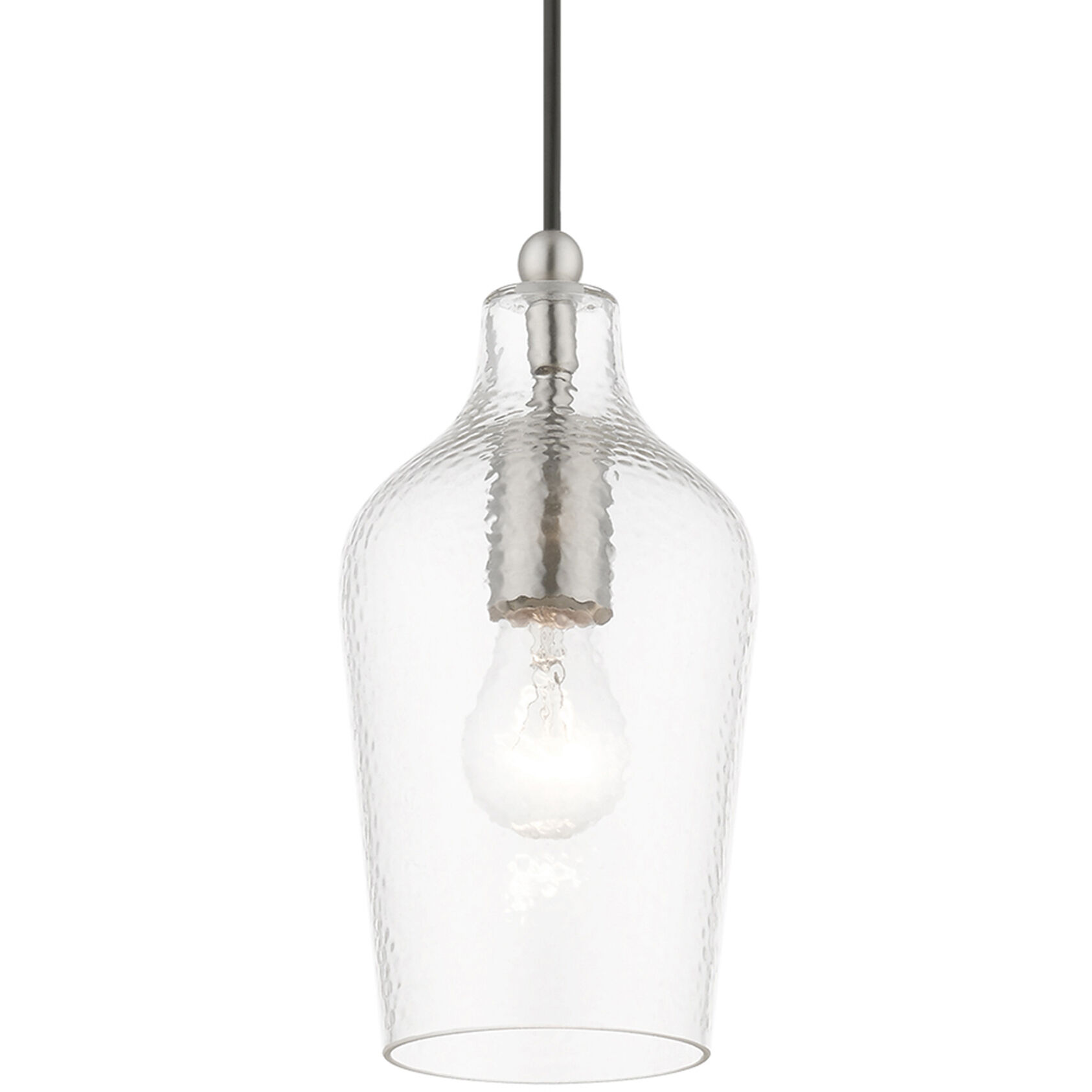 Avery 1 Light 5 inch Brushed Nickel Mini Pendant Ceiling Light