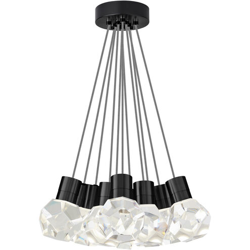 Sean Lavin Kira LED Black Pendant Ceiling Light in Black/White Cord, LED 90 CRI 2200K, Integrated LED