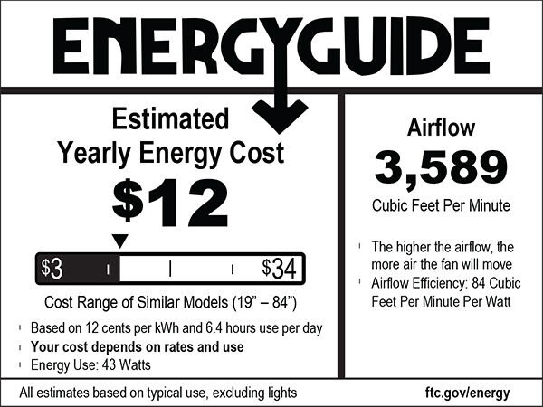 Spring Mill 52 inch Matte Black Outdoor Ceiling Fan