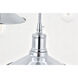 Etude 3 Light 19.3 inch Chrome Pendant Ceiling Light