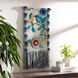 Nest Bright Blue/Sky Blue/Bright Yellow/Fuschia/Emerald Wall Hangings, Rectangle