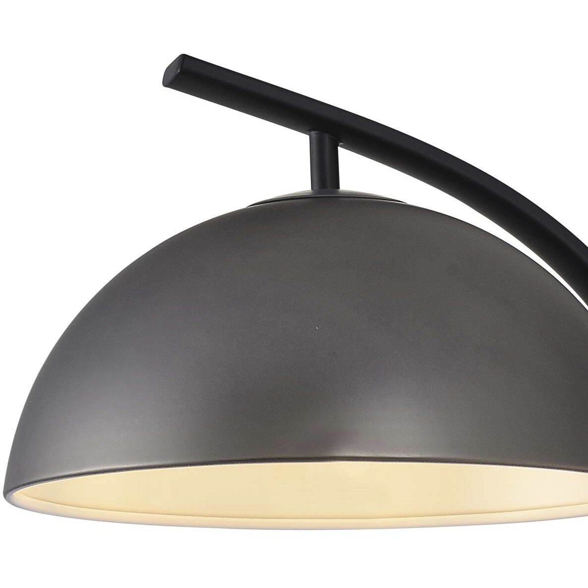 Domus Wall Sconce Wall Light in Gunmetal and Matte Black