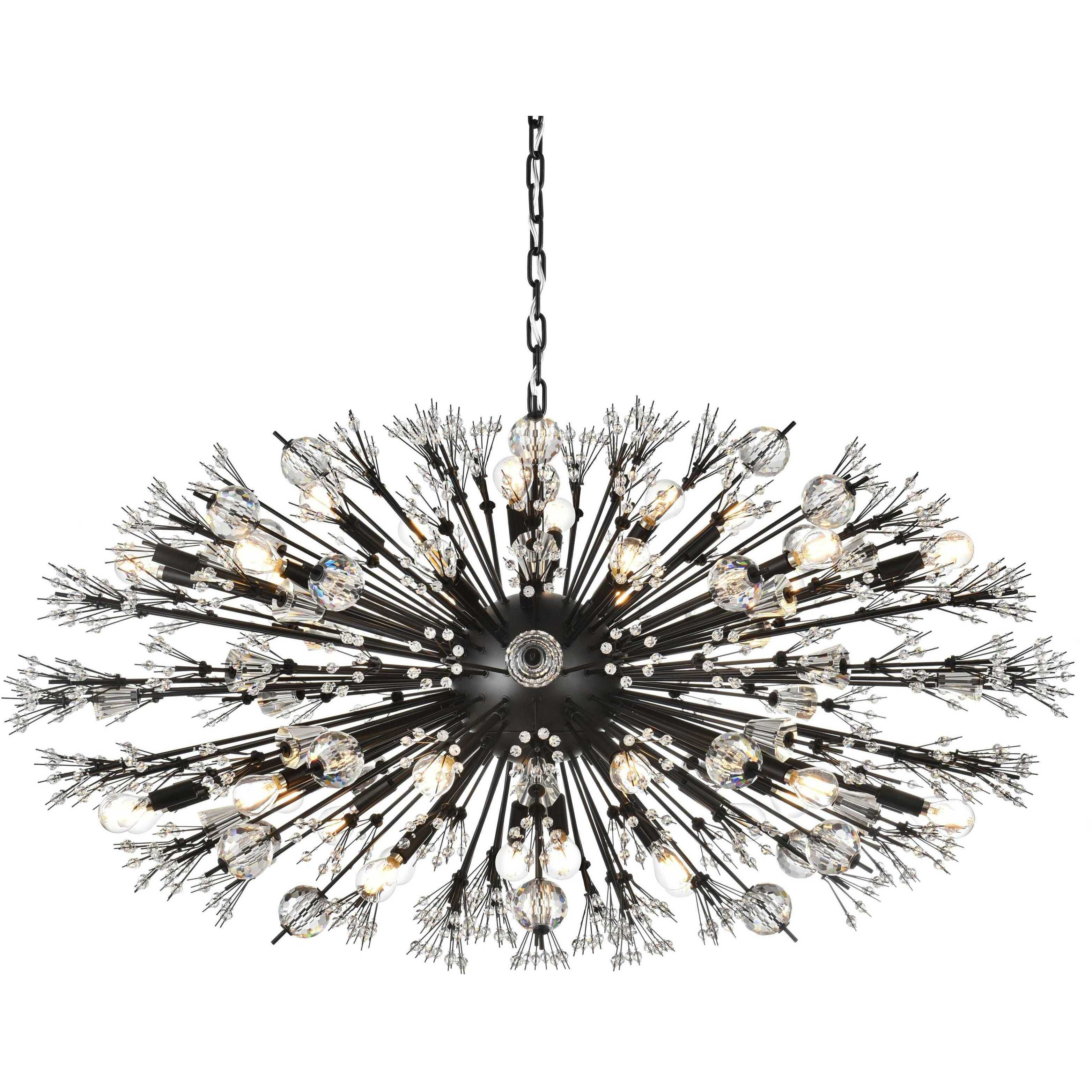 Vera 38 Light 25 inch Black Pendant Ceiling Light