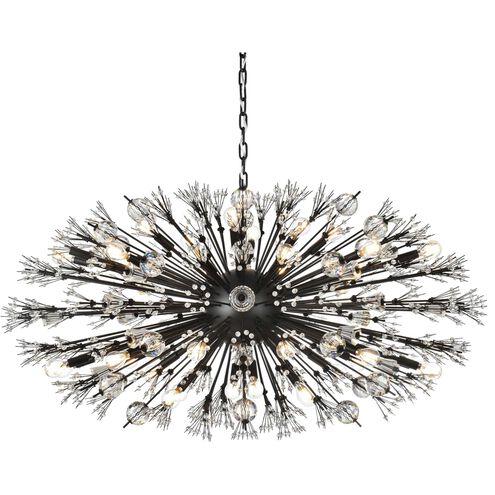 Vera 38 Light 25 inch Black Pendant Ceiling Light
