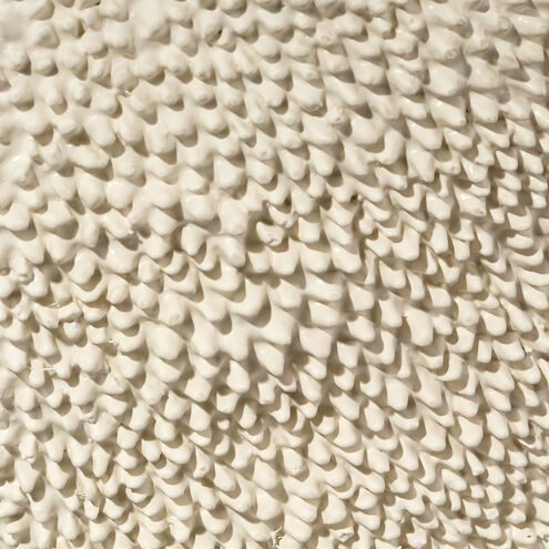 Uni 24 X 24 inch Cream White Side Table, Large