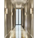 Alabaster Rocks LED 8 inch Brushed Nickel ADA Wall Sconce Wall Light in 1000 Lm LED