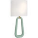 Jori Bath Wall Light in Aged Brass and Green