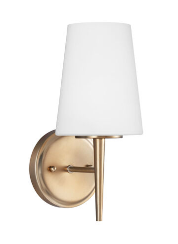 Driscoll 1 Light 5.25 inch Satin Brass Wall Bath Fixture Wall Light