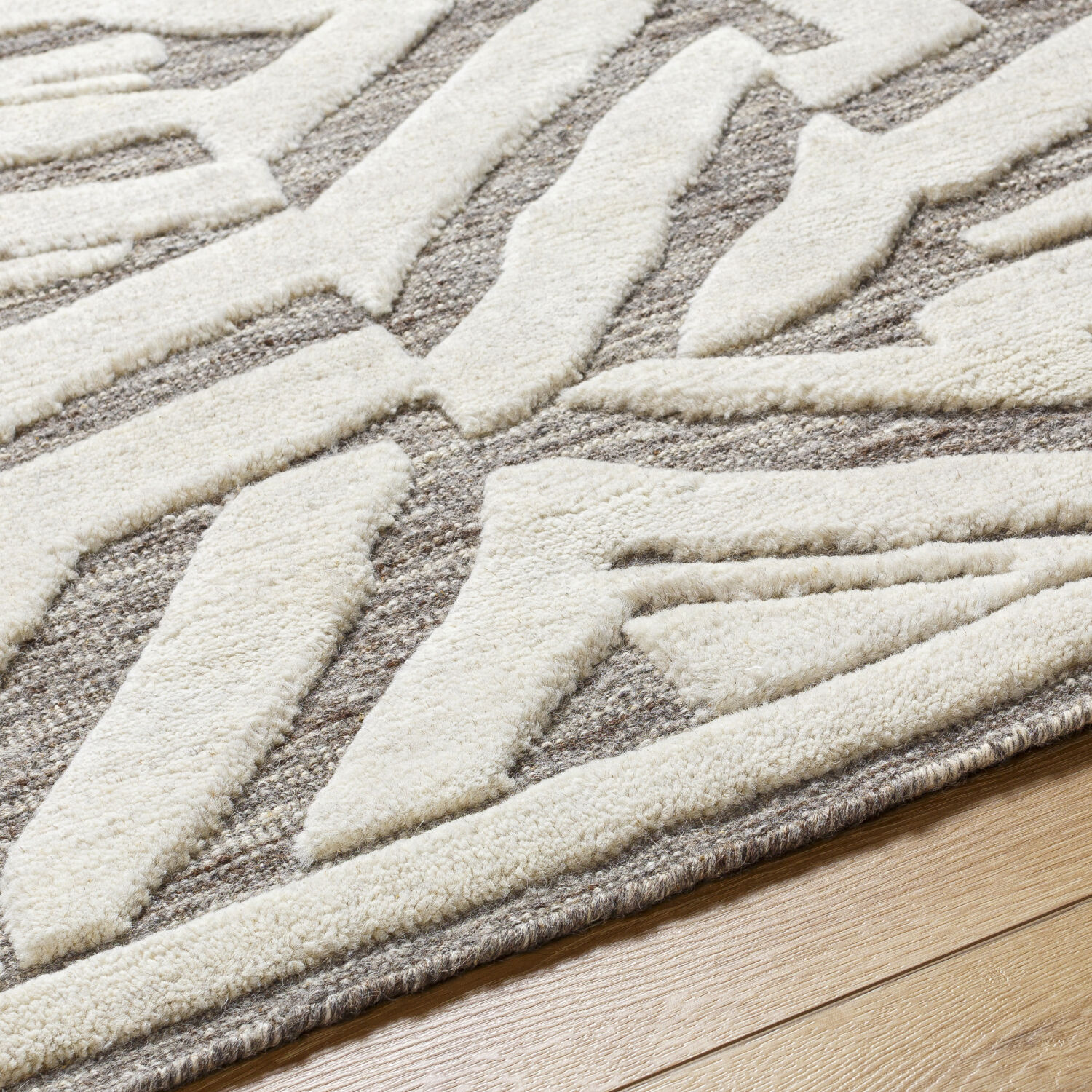 Tunus 144 X 108 inch Taupe Rug, Rectangle