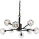 Graham 8 Light 24 inch Black Pendant Ceiling Light