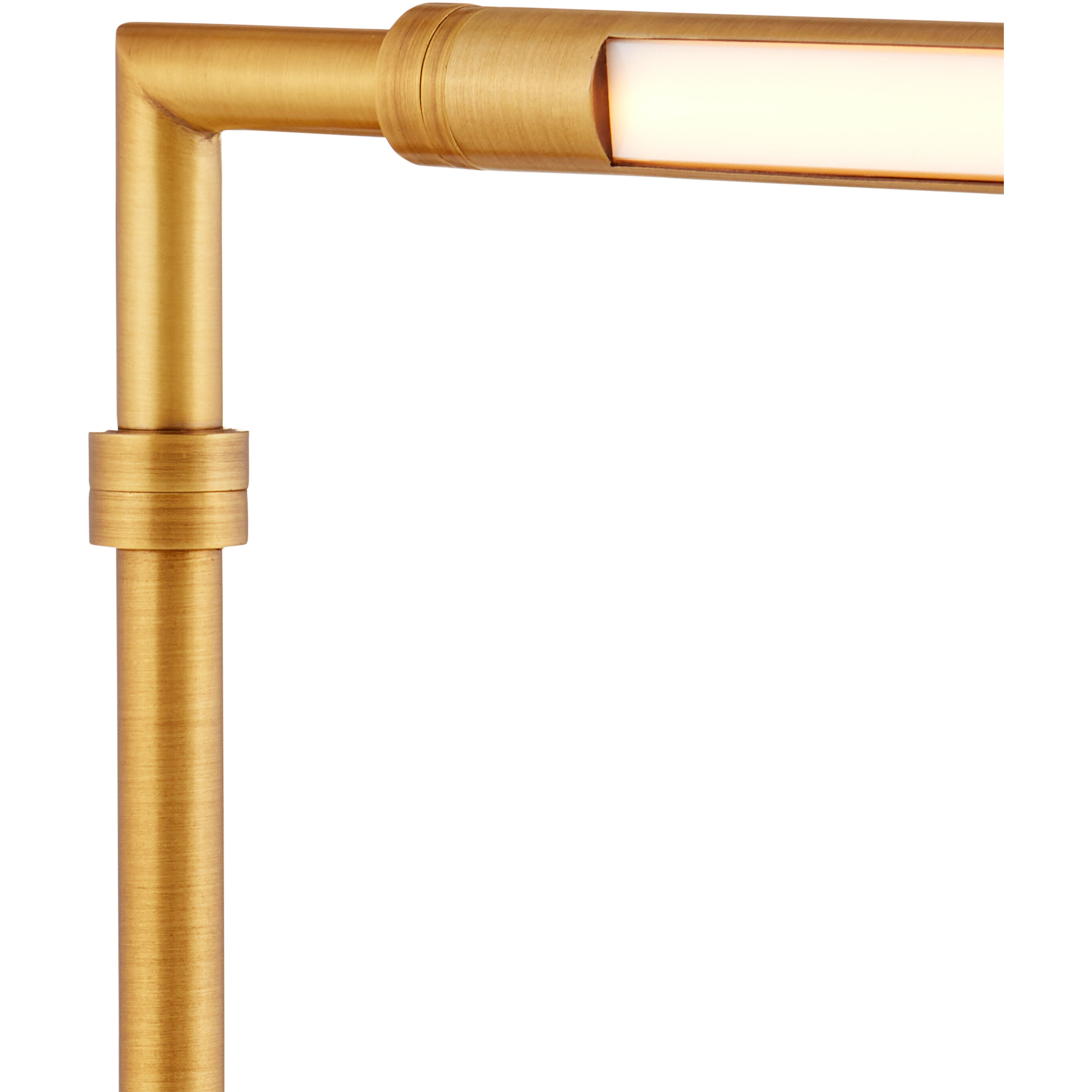 Autrand 18.5 inch 10 watt Antique Brass Table Lamp Portable Light