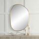 Camona 42 X 30 inch Satin Brass Wall Mirror