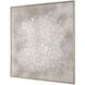 Out Of Focus Grey and White and Gold Framed Abstract Art
