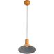 Faroe Pendant Ceiling Light in Earth Yellow/Grey