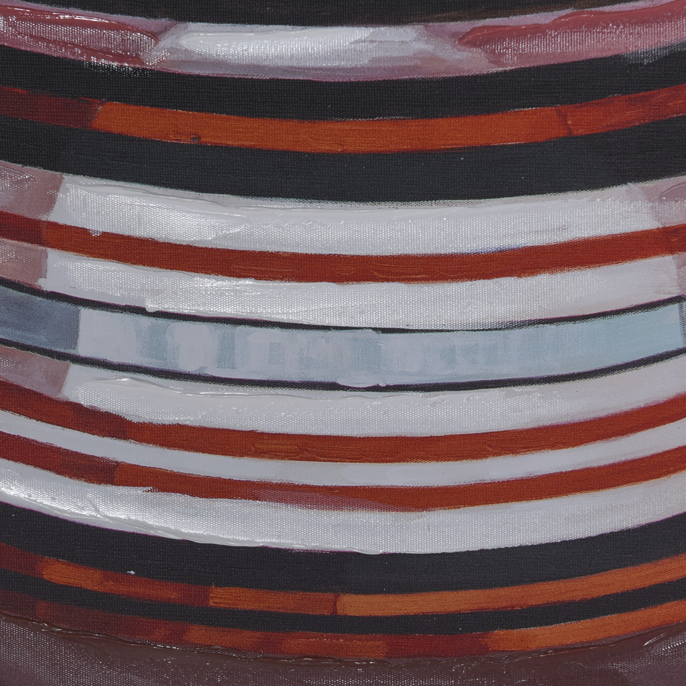 Potter Multi - Green and Orange and Gold and White Wall Art