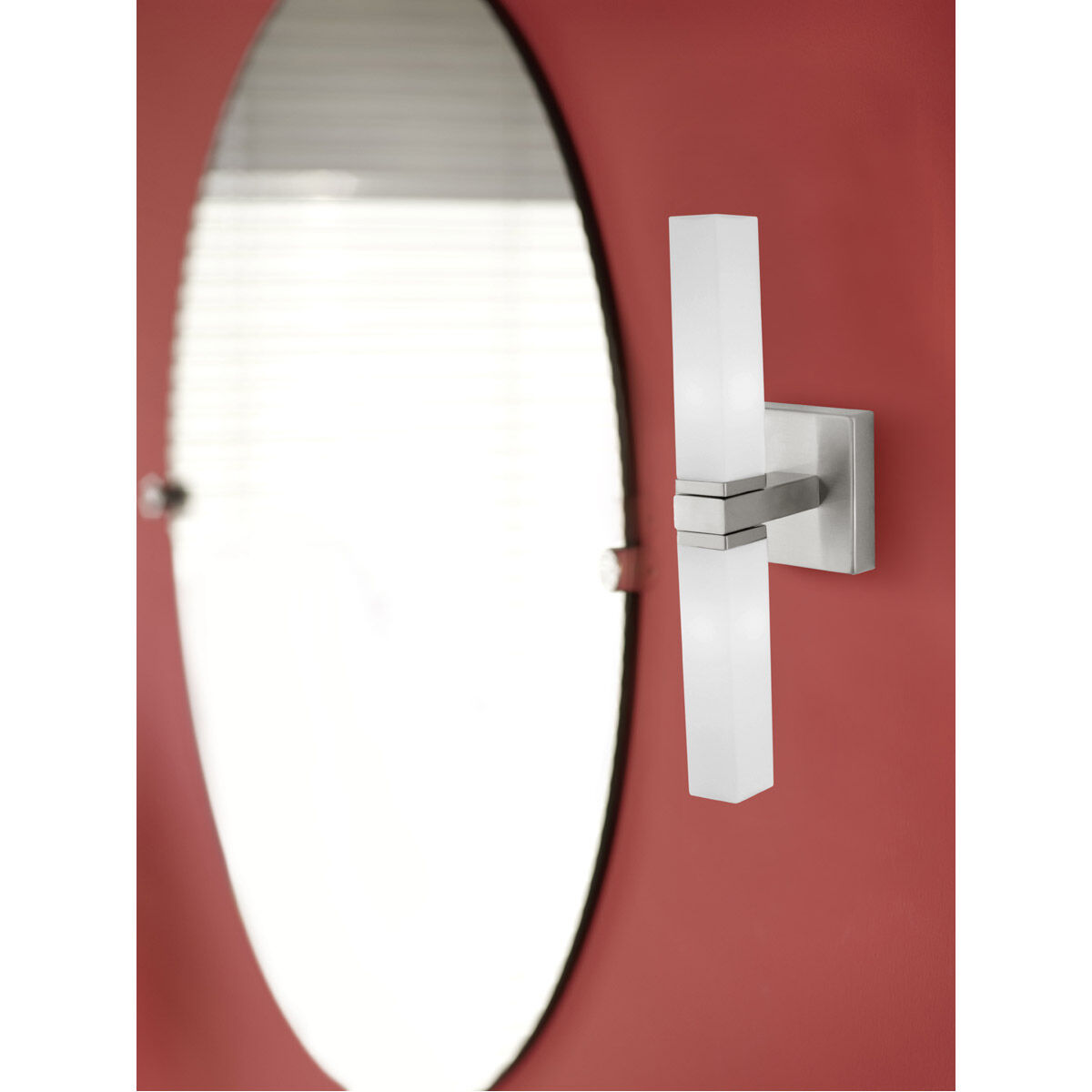 Palermo 2 Light 4.6 inch Matte Nickel Wall Light