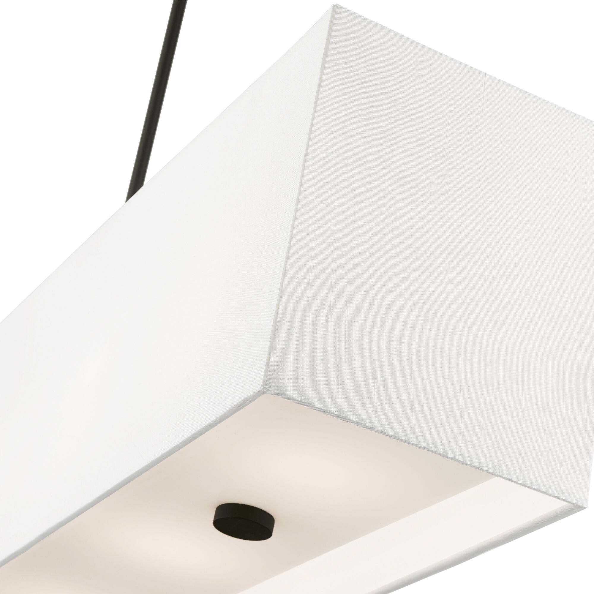 Summit Linear Chandelier Ceiling Light in Black