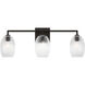 HABLE Serafina 3 Light 27 inch Aged Iron Bath Vanity Wall Light