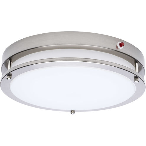 Glamour LED 13 inch Brushed Nickel Flush Ceiling Light