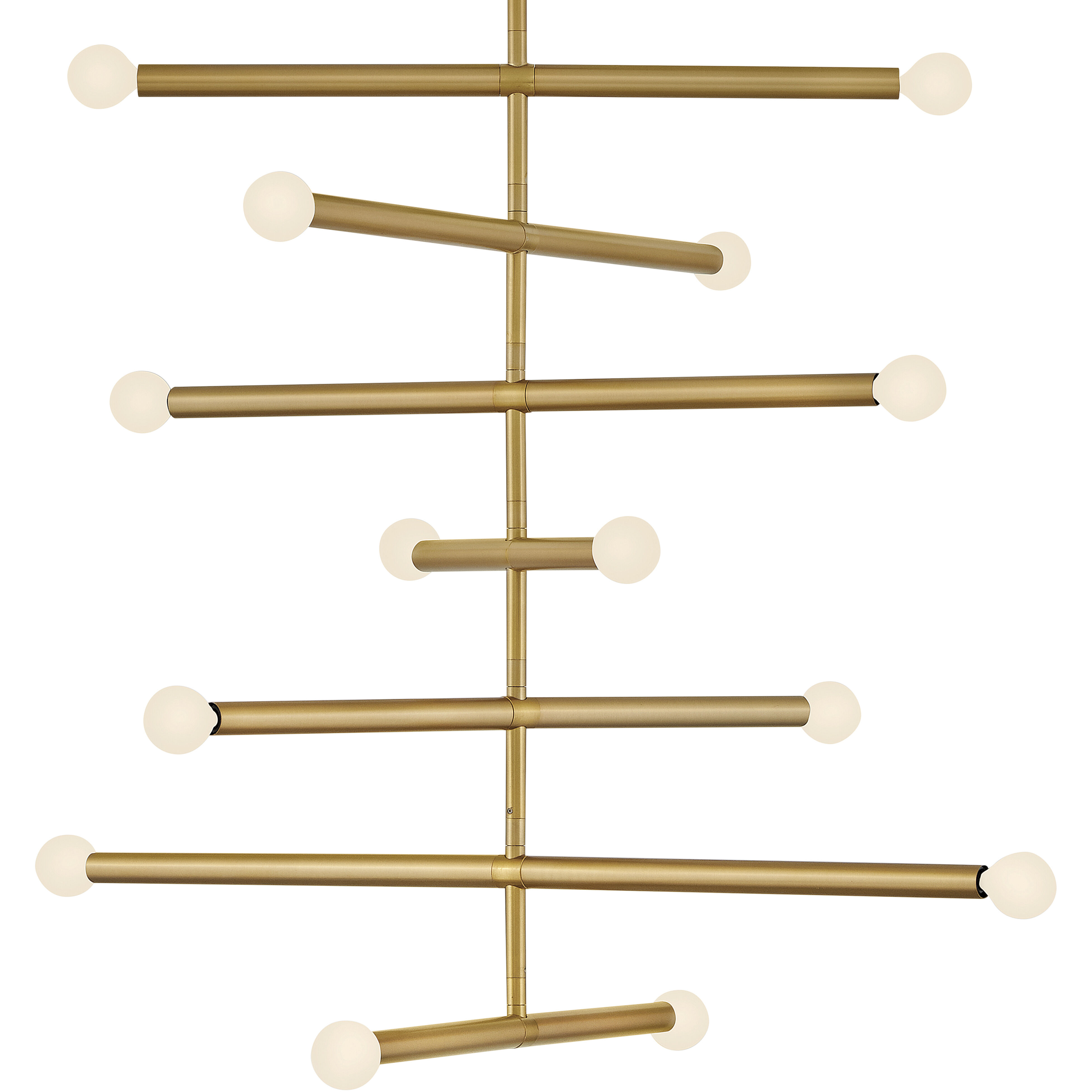 Millie 14 Light 31.5 inch Lacquered Brass Chandelier Ceiling Light