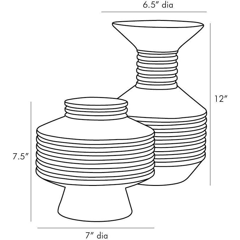 Alfredo Vases, Set of 2