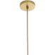 Giselle 1 Light 5 inch Antique Brass Pendant Ceiling Light