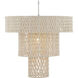 Counterculture 1 Light 26.5 inch Natural and White Chandelier Ceiling Light
