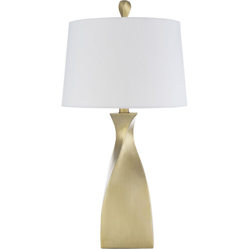 Braelynn 29 inch 100 watt Gold Table Lamp Portable Light