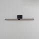 Mona LED 19 inch Black ADA Wall Sconce Wall Light